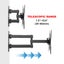 New Full Motion TV Wall Mount Bracket Swivel Tilt Carousel 4