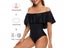 New Women's Solid Menstrual Absorbent One-Piece Swimsuit For Period Carousel 6