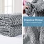 Dreamz Knitted Weighted Blanket Chunky Bulky Knit Throw Blanket 3KG Grey Carousel 8