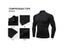 Men Bodybuilding Sport T-shirt Quick Dry Running Shirt Long Sleeve Compression Carousel 5