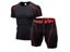 Men Compression Tracksuit Gym Clothes Black Leggings T-Shirt Shorts Carousel 5