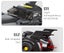 Bat Car - Black - Race Car- 407p - MouldKing Carousel 6