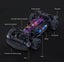 Retro Race Car - Drift Car - 16302 - RC Car - GREEN - 35km/h Carousel 14