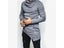 Men's Unbalance Hem Pocket Long Sleeve Basketball Hoodie Tops Carousel 2