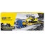 Die-cast Flatbed Truck with Digger (ORANGE), 1:50, Metal, Huina 1729 Carousel 10