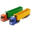 Die-cast Dump Trailer Truck (ORANGE & GREEN), 1:50, Metal, Huina 1731 Carousel 2