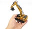 Die-cast Excavator Model Scale, 1:60, Huina 1810 YELLOW Carousel 3