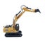 Die-cast Excavator Model Scale, 1:60, Huina 1810 YELLOW Carousel 7