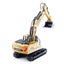 Die-cast Excavator Model Scale, 1:60, Huina 1810 YELLOW Carousel 9