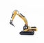 Die-cast Demolition machine Rock Breaker, Scale, 1:50, Metal, Huina 1711 Carousel 3