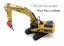Die-cast Demolition machine Rock Breaker, Scale, 1:50, Metal, Huina 1711 Carousel 9