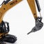 Die-cast Demolition machine Rock Breaker, Scale, 1:50, Metal, Huina 1711 Carousel 11