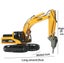 Die-cast Demolition machine Rock Breaker, Scale, 1:50, Metal, Huina 1711 Carousel 14