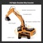 Die-cast Excavator Model Scale, 1:50, Huina 1710 YELLOW Carousel 15