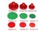 96mm Indoor Air Hockey Table Felt Pusher Set Hockey Pucks Accessory Carousel 5
