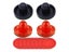 96mm ABS Air Table Hockey Disc Puck Pusher Tool 4sets Pack Carousel 2