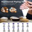 Cake Decorating Tool Set Pastry Piping Bag Nozzle Baking Tools Carousel 8