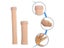 1Pcs Silicone Cover Cut Fabric Toe Separator Spacer Tube Sleeve Caps Valgus Carousel 5