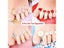 8Pcs Cute Soft Silicone Toe Separators Nail Polish Application Set Easy Toe Carousel 3
