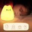 Portable Soft Silicone Cute Cat LED Night Light Carousel 6