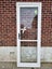 Aluminium Single Door Offwhite 850 W x 2350 H [#3808] Carousel 1
