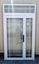 White Aluminium Entrance Door with Top and Side Lights 1300 W x 2380 H [#4063] Carousel 1