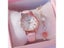 Fashion Kids Love Digital Dial Children Set Watch Leather Strap Quartz Watches Carousel 3