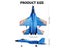 RC Plane SU-27 Aircraft Remote Control Helicopter 2.4G Airplane EPP Foam RC Carousel 8