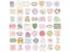 10/30/50/100PCS Cute Inspirational Girl Pink Style Cartoon Stickers DIY Bike Carousel 7