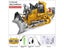 2.4G Remote Control Excavator Car 1:20 2.4GHz RC Engineering Vehicle Crawler Carousel 1