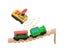 Remote Control Electric Train Toy Set With Wooden Railway Accessories For Kids Carousel 5