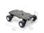 5KG 4WD Mecanum Wheel Robot Car Chassis Kit Omni Directional Platform With 4pcs Carousel 5