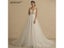 BEPEITHY Customized V Neck Spaghetti Straps A Line Lace Wedding Dresses For Carousel 1