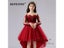 BEPEITHY Burgundy Lace Flower Girl Dresses For Weddings Long Sleeves Vestidos Carousel 9