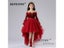 BEPEITHY Burgundy Lace Flower Girl Dresses For Weddings Long Sleeves Vestidos Carousel 1