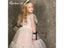 Polka-dot Tulle Flower Girl Dresses Illusion Long Sleeves Girl Wedding Party Carousel 5