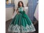 Girls' Dresses For Weddings Pageants Prom Holy Communion With Lace Pearls Carousel 6