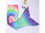 Girls' Little Mermaid Tails Monofin Swimwear For Kids Halloween Cosplay Bathing Carousel 8