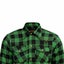 RIDERACT Motorcycle Touring Reinforced Flannel Shirt Road Series Green Men Wi... Carousel 4