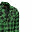 RIDERACT Motorcycle Touring Reinforced Flannel Shirt Road Series Green Men Wi... Carousel 5