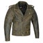 RIDERACT Mens Vintage Motorcycle Leather Jacket Brando Distressed Armored Carousel 2