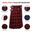 Mens Highlander Tartan Kilt MacDonald 8 Yards Traditional Scottish Tartan Kilt Carousel 7