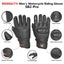 RIDERACT Leather Motorcycle Classic Touring Gloves SB2-Pro Motorbike Protecti... Carousel 8