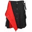Highlander Fashion Kilt Black with Removable Chain and Apron Utility Kilt Carousel 3