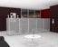 Polycarbonate Free Standing Partitions 900mm Wide x 1500mm High Carousel 1
