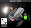 Solar Power Bike Front Light with Horn - Rechargeable/ Solar Front Light Carousel 2