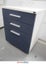 3-Drawer Cabinet Filing Cabinet - Blue - 600mm Carousel 1