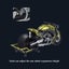 Dark Night Phantom Motorcycle Building Blocks Set 2427 PCS 1:5 V2 with LED Light Carousel 6