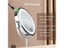 8inch 10X Magnifying LED Makeup Mirror 3 Color Light Touch Switch Double Side Carousel 7