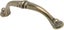 25x Handles, 96mm c.c, Antique Brass Carousel 1
